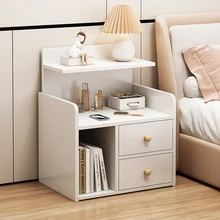 Nordic Cheap Nightstand Bedside Modern White Narrow Night Table Corner Space Saving Muebles Para El Hogar Modern Furniture
