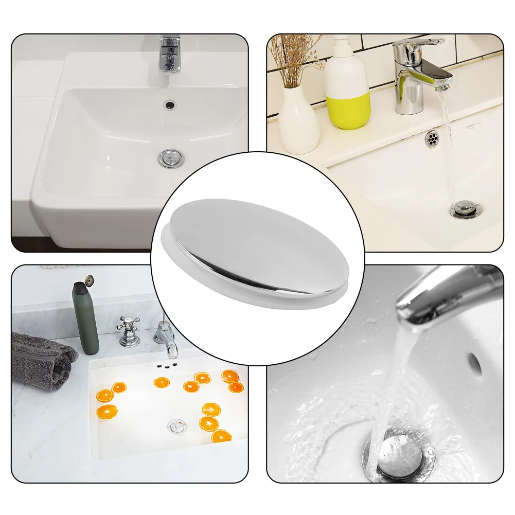 Basin Sink Plug Faucet Sink Overflow Cover Sink/Basin Waste Plug Cap Easy Pop-Up Click Clack Stopper Drainer Cover 36mm
Basin Sink Plug Faucet Sink Overflow Cover Sink/Basin Waste Plug Cap Easy Pop-Up Click Clack Stopper Drainer Cover 36mm