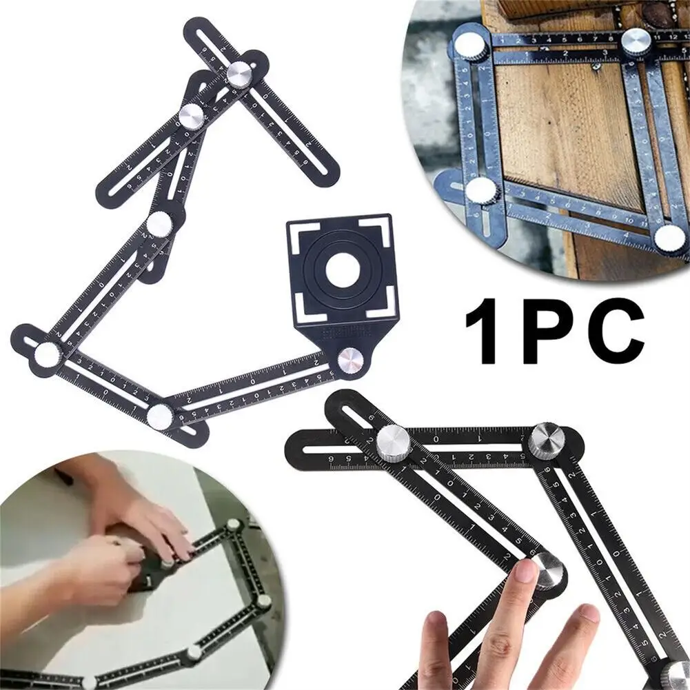 6 Folding Ceramic Tile Hole Locator Adjustable Multi-angle Ruler Measuring Tool For Masonry Carpentry
6 Folding Ceramic Tile Hole Locator Adjustable Multi-angle Ruler Measuring Tool For Masonry Carpentry