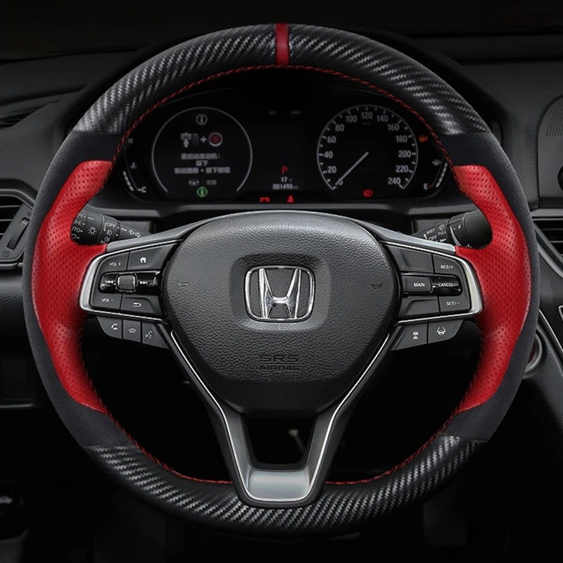 Custom DIY Car Steering Wheel Cover 100% Fit For Honda Accord 10 2018 2019 Insight 2019 Auto Interior Accessories Steering Wrap
Custom DIY Car Steering Wheel Cover 100% Fit For Honda Accord 10 2018 2019 Insight 2019 Auto Interior Accessories Steering Wrap