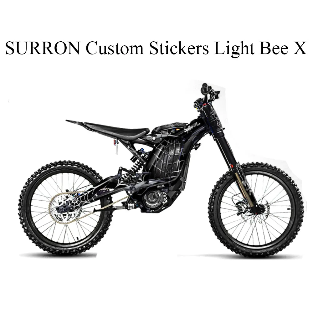 For SURRON Custom Stickers Light Bee X Electric Off-road Bike Dirtbike Decorative Self-adhesive Moisture-proof Thick SUR-RON
For SURRON Custom Stickers Light Bee X Electric Off-road Bike Dirtbike Decorative Self-adhesive Moisture-proof Thick SUR-RON