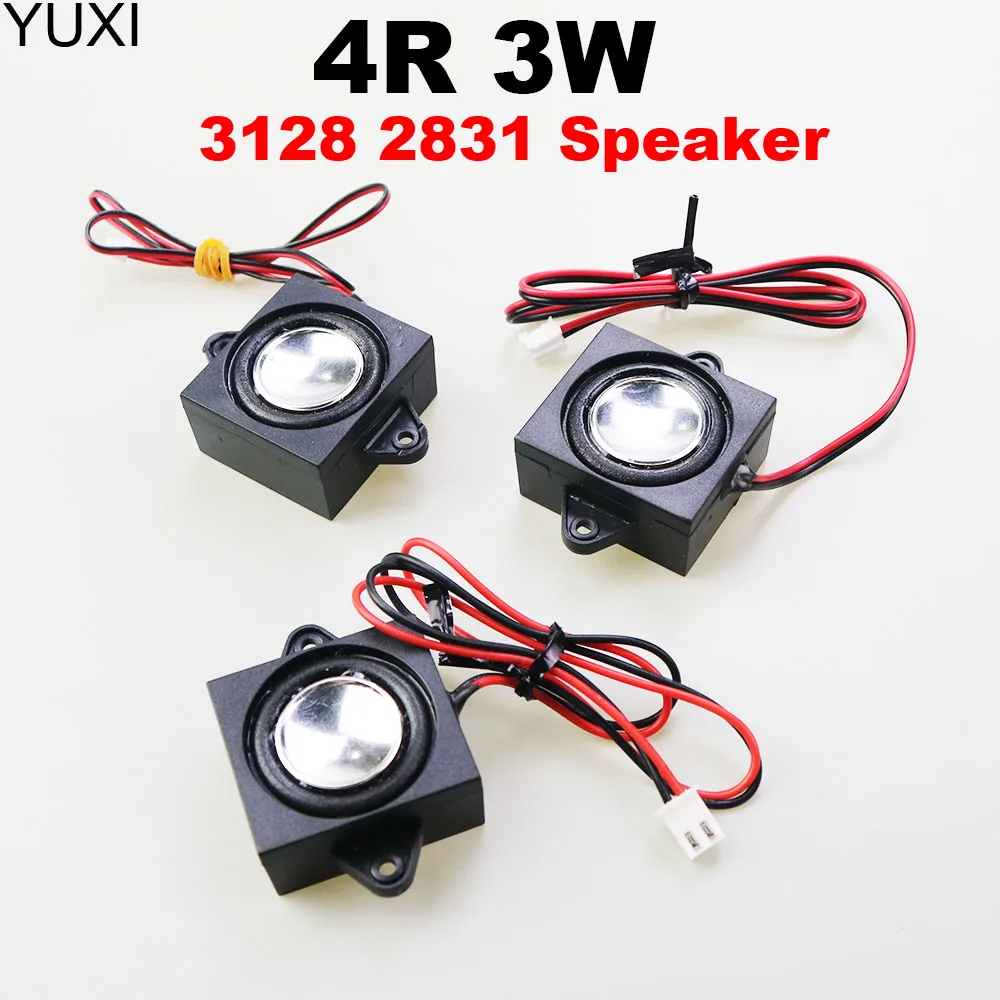 YUXI 1Pc 4Ohm 3W Full Range Audio Portable Speaker 4R 3W Mono Speaker Mini Stereo Advertising Computer Speaker 3128 2831 Speaker
YUXI 1Pc 4Ohm 3W Full Range Audio Portable Speaker 4R 3W Mono Speaker Mini Stereo Advertising Computer Speaker 3128 2831 Speaker