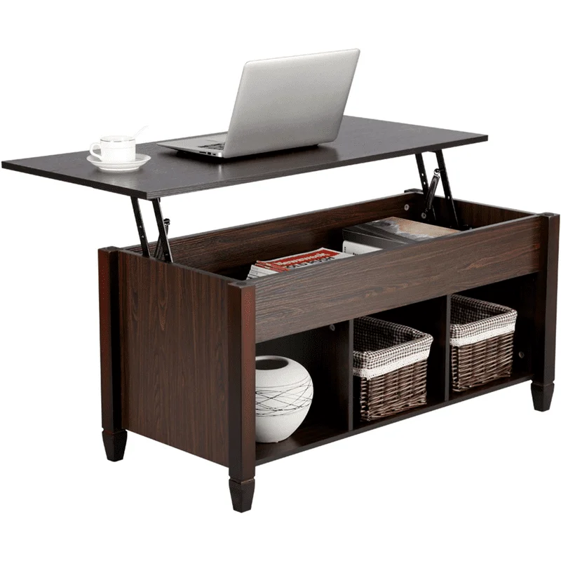 Espresso Wood Lift Top Coffee Table with 3 Storage Compartments Storage organizer Kitchen storage & organization Jewelry box Or
Espresso Wood Lift Top Coffee Table with 3 Storage Compartments Storage organizer Kitchen storage & organization Jewelry box Or