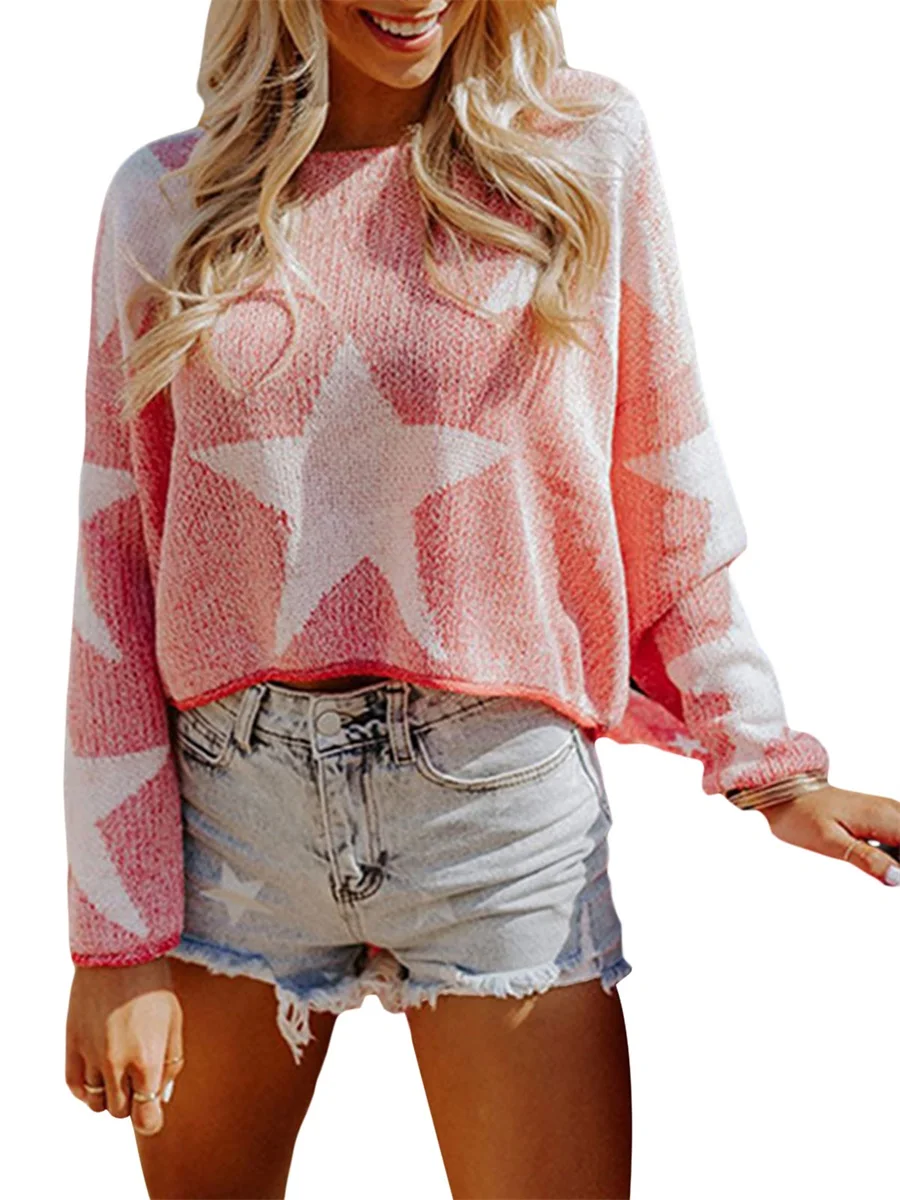 Женский свитер оверсайз с круглым вырезом, длинным рукавом и спущенными плечами
Женский свитер оверсайз с круглым вырезом, длинным рукавом и спущенными плечами