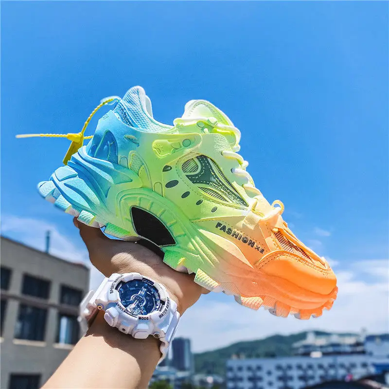 2021 men's autumn new breathable color painting casual sports shoes, versatile, increased thick bottom trend men's shoes
2021 men's autumn new breathable color painting casual sports shoes, versatile, increased thick bottom trend men's shoes