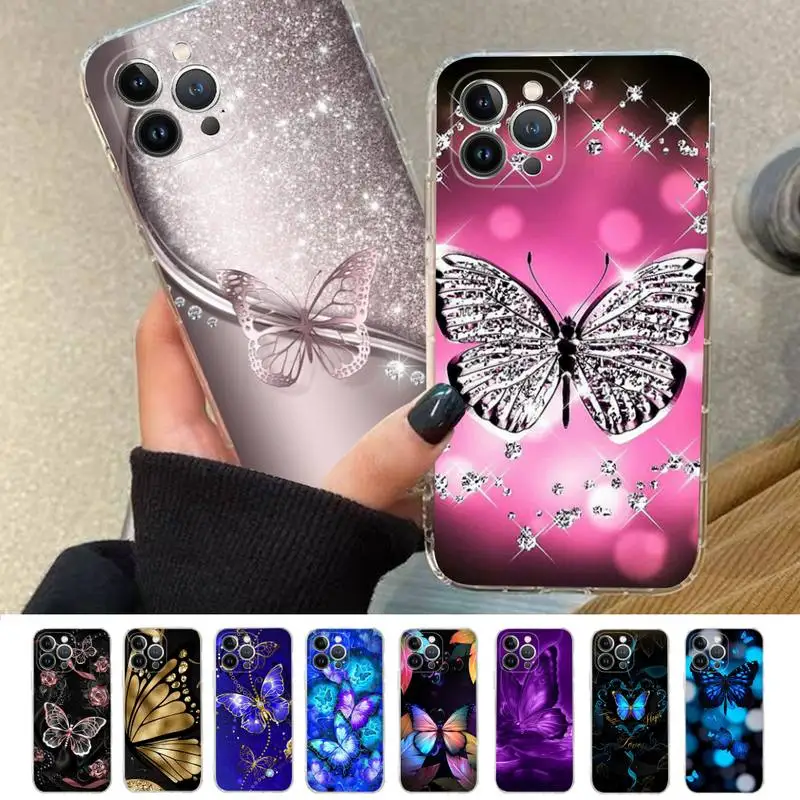 Butterfly Phone Case For iPhone 14 11 12 13 Mini Pro XS Max Cover 6 7 8 Plus X XR SE 2020 Funda Shell
Butterfly Phone Case For iPhone 14 11 12 13 Mini Pro XS Max Cover 6 7 8 Plus X XR SE 2020 Funda Shell