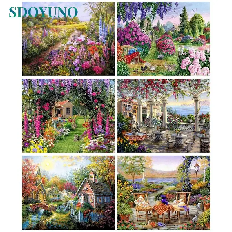 SDOYUNO MonetGarden Paint By Numbers 60x75cm Oil Painting By Numbers On Canvas Scenery Frameless DIY Handpaint Home Decor
SDOYUNO MonetGarden Paint By Numbers 60x75cm Oil Painting By Numbers On Canvas Scenery Frameless DIY Handpaint Home Decor