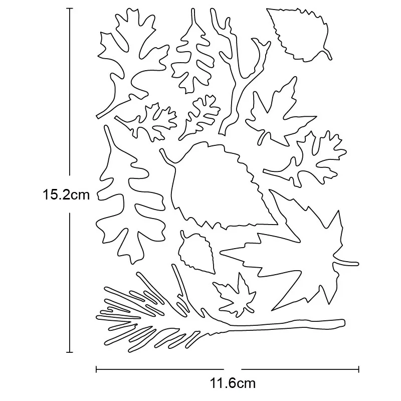Leaves Branches Maple Leaf Set Metal Cutting Dies Stencil For DIY Scrapbooking Paper Card Decorative Craft Embossing Die Cut New
Leaves Branches Maple Leaf Set Metal Cutting Dies Stencil For DIY Scrapbooking Paper Card Decorative Craft Embossing Die Cut New