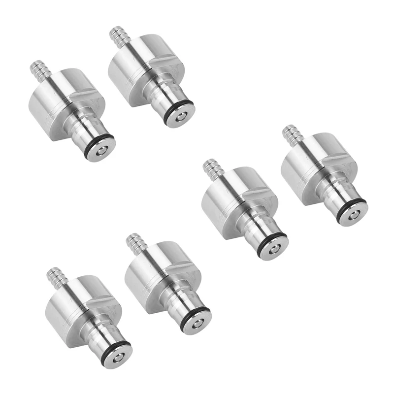 6Pcs 304 Stainless Steel Carbonation Cap 5/16 Inch Barb, Ball Lock Type, Fit Soft Drink PET Bottles, Homebrew Kegging
6Pcs 304 Stainless Steel Carbonation Cap 5/16 Inch Barb, Ball Lock Type, Fit Soft Drink PET Bottles, Homebrew Kegging