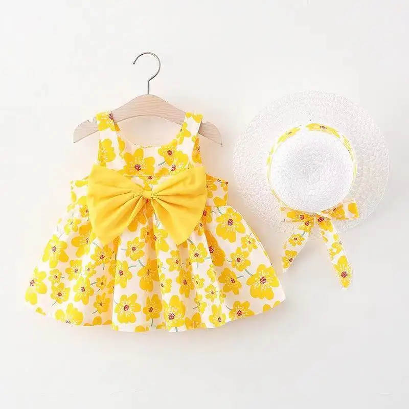 Baby Girl Bow Dress Princess 2023 Summer Infant Girl Clothing Infantil Flower Dresses 0 1 2 3 Years Old Dress for Baby Girl 
Baby Girl Bow Dress Princess 2023 Summer Infant Girl Clothing Infantil Flower Dresses 0 1 2 3 Years Old Dress for Baby Girl