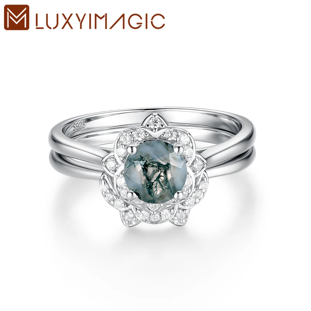 Luxyimagic натуральный мох Агат Кольца для женщин серебро 925 Роскошные ювелирные изделия драгоценные камни Свадебные помолвка юбилей подарок для нее
Luxyimagic натуральный мох Агат Кольца для женщин серебро 925 Роскошные ювелирные изделия драгоценные камни Свадебные помолвка юбилей подарок для нее