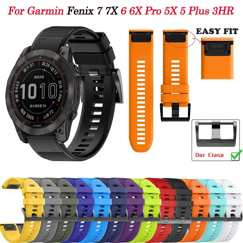 22 26mm Smart Watch Band Strap For Garmin Fenix 7 6 5 Plus 935 945 Silicone Easyfit Wristband For Fenix 7X 6X 5X Epix Watchband
22 26mm Smart Watch Band Strap For Garmin Fenix 7 6 5 Plus 935 945 Silicone Easyfit Wristband For Fenix 7X 6X 5X Epix Watchband