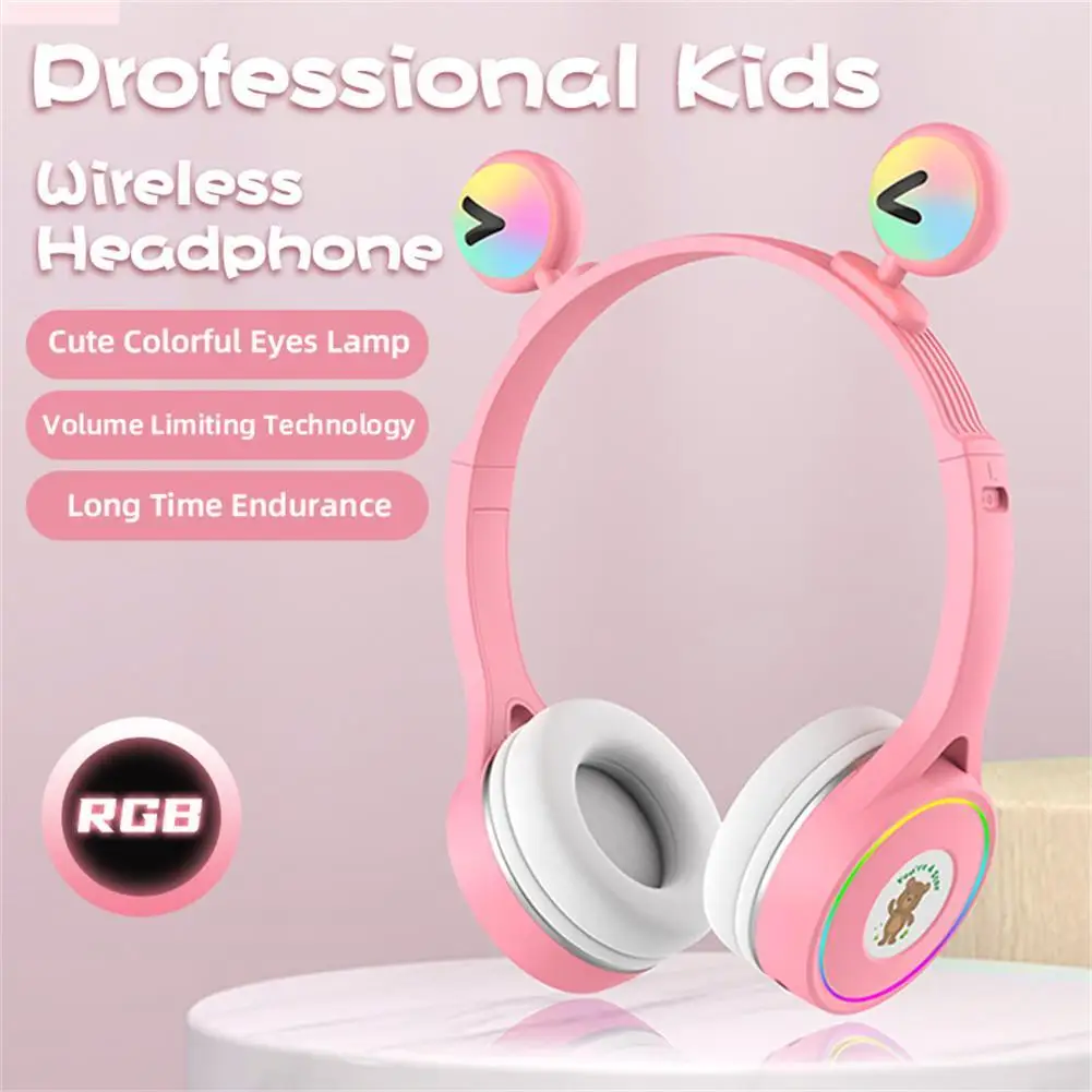 Sy-t31 Cute Eyes Headphones Bluetooth Wireless Earphone Rgb Led Lighting Headset With Microphone Stereo Music Earphon Gift
Sy-t31 Cute Eyes Headphones Bluetooth Wireless Earphone Rgb Led Lighting Headset With Microphone Stereo Music Earphon Gift
