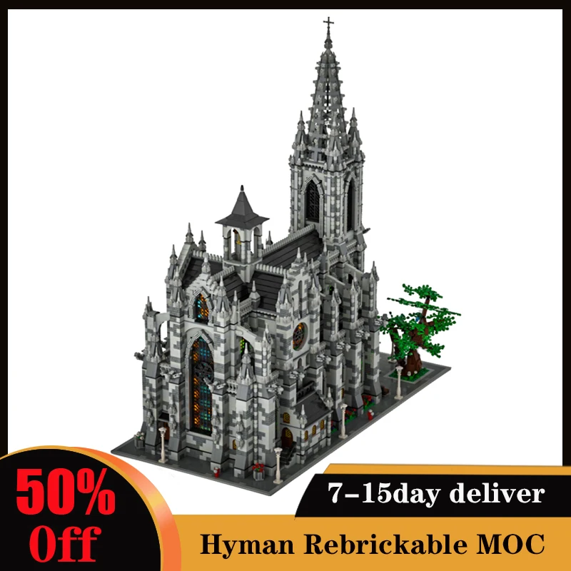 22007Pcs MOC-29962 Modular Cathedral European Church Street View Series Bricks Kit Building Blocks MOC Set Children Toys Gifts
22007Pcs MOC-29962 Modular Cathedral European Church Street View Series Bricks Kit Building Blocks MOC Set Children Toys Gifts
