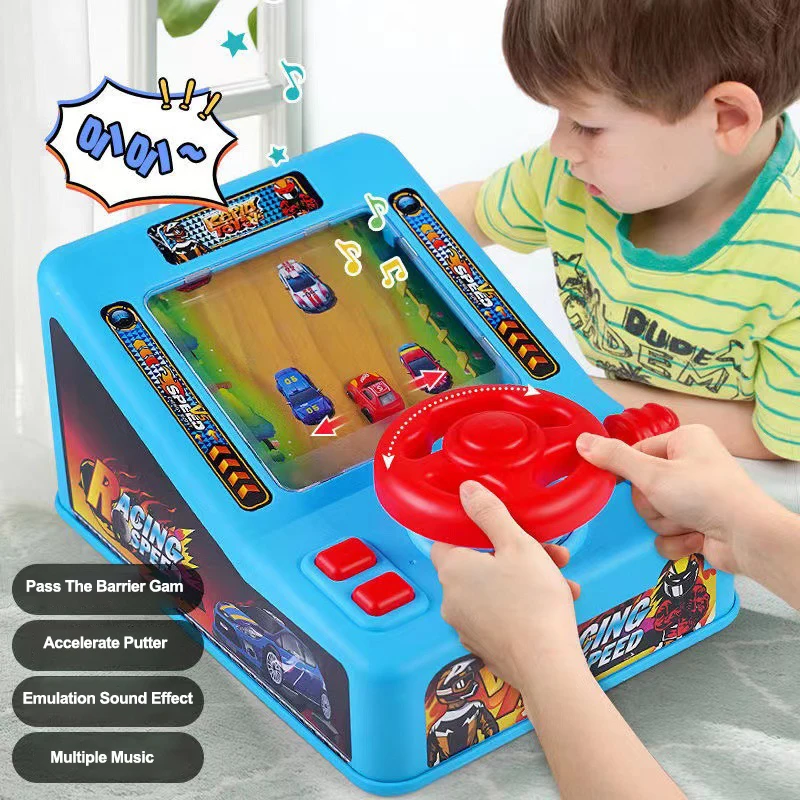 Kids Toys Steering Wheel Racing Game Machine To Break Through Big Adventure Electric Competitive Game Kids Simulation Drive Toys
Kids Toys Steering Wheel Racing Game Machine To Break Through Big Adventure Electric Competitive Game Kids Simulation Drive Toys