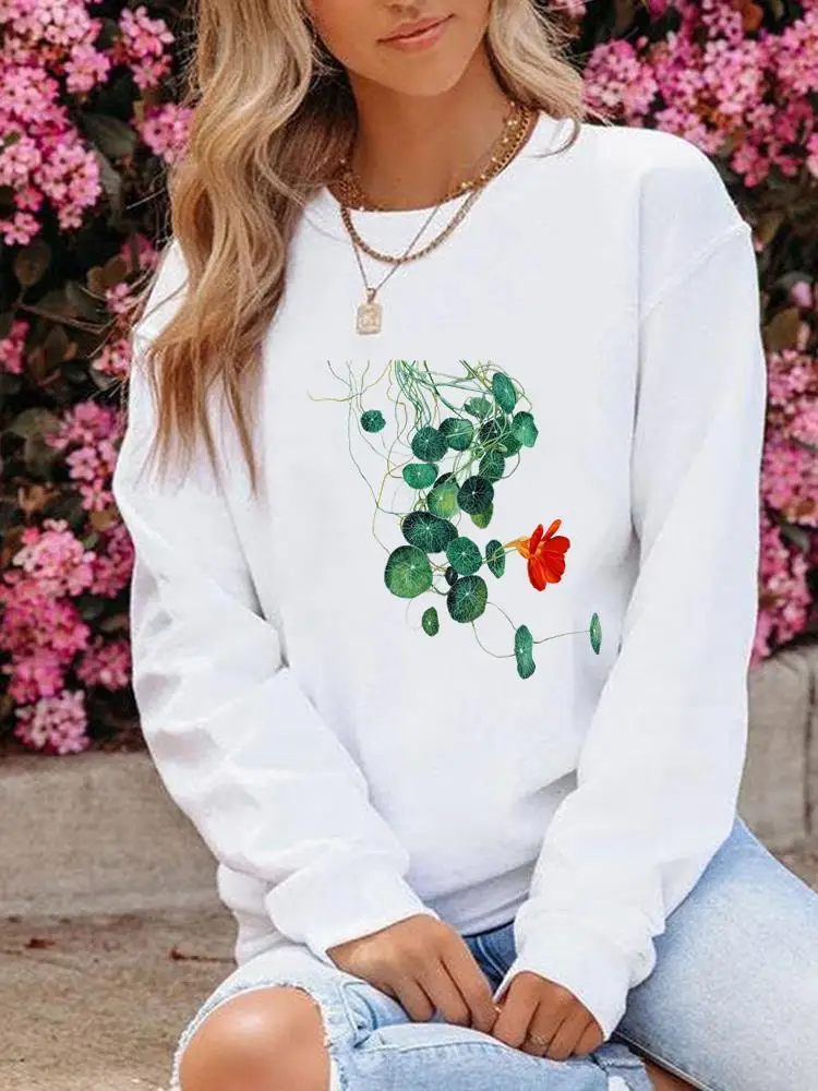 Graphic Sweatshirts Autumn Spring Women Clothing Fashion Plant Trend Cute Sweet 90s O-neck Clothes Casual Print Pullovers
Graphic Sweatshirts Autumn Spring Women Clothing Fashion Plant Trend Cute Sweet 90s O-neck Clothes Casual Print Pullovers