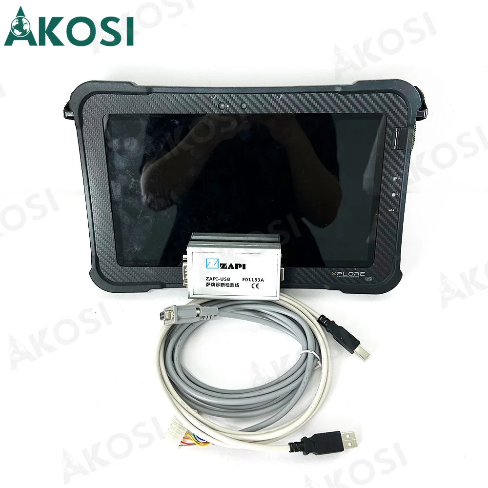 Готовый к использованию планшет Xplore + программатор ZAPI F01183A, кабель передачи данных, консоль zapi, программное обеспечение, электронный контроллер, диагностический инструмент
Готовый к использованию планшет Xplore + программатор ZAPI F01183A, кабель передачи данных, консоль zapi, программное обеспечение, электронный контроллер, диагностический инструмент