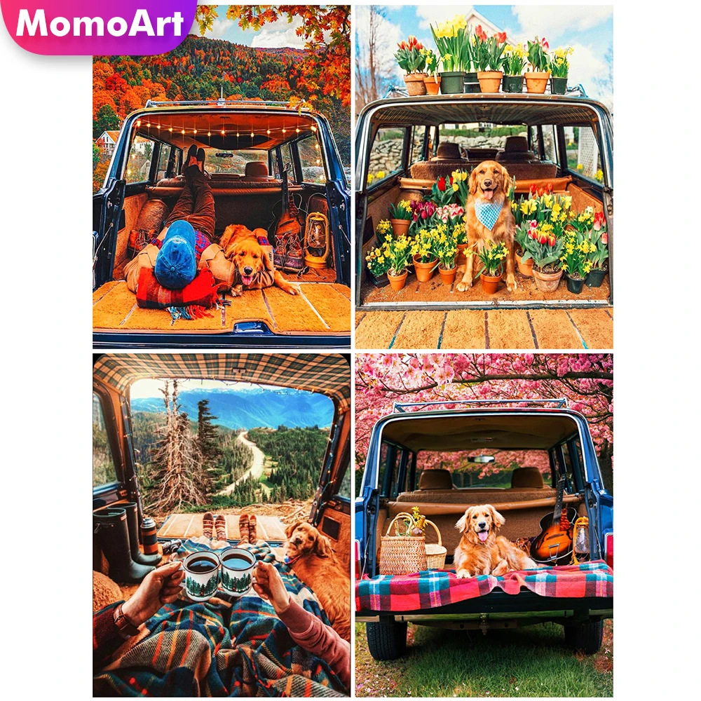 Набор для алмазной вышивки MomoArt с изображением собаки и машины, 5D алмазная живопись, мозаика с изображением пейзажа, Новое поступление, Цвет...
Набор для алмазной вышивки MomoArt с изображением собаки и машины, 5D алмазная живопись, мозаика с изображением пейзажа, Новое поступление, Цвет...