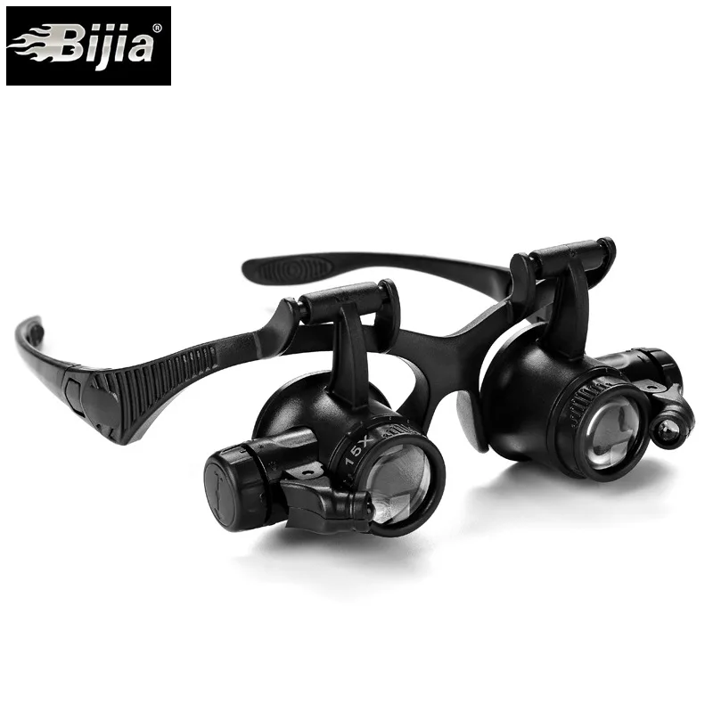 Bijia Headwear or Glasses Type Jewelry Magnifier with LED Lamp Antique Clock Maintenance 4 Sets of Lenses
Bijia Headwear or Glasses Type Jewelry Magnifier with LED Lamp Antique Clock Maintenance 4 Sets of Lenses