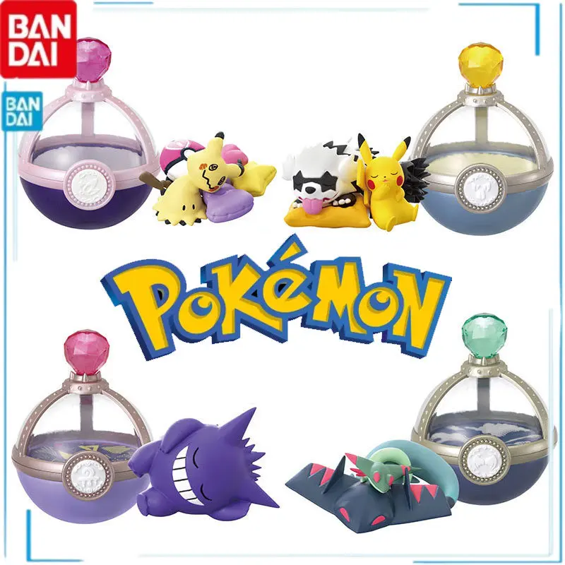 Anime Pokemon Pikachu Gengar Gashapon Sleep Elf Ball Action Figures Model Trinket Anime Figures Collection Gifts Toys
Anime Pokemon Pikachu Gengar Gashapon Sleep Elf Ball Action Figures Model Trinket Anime Figures Collection Gifts Toys