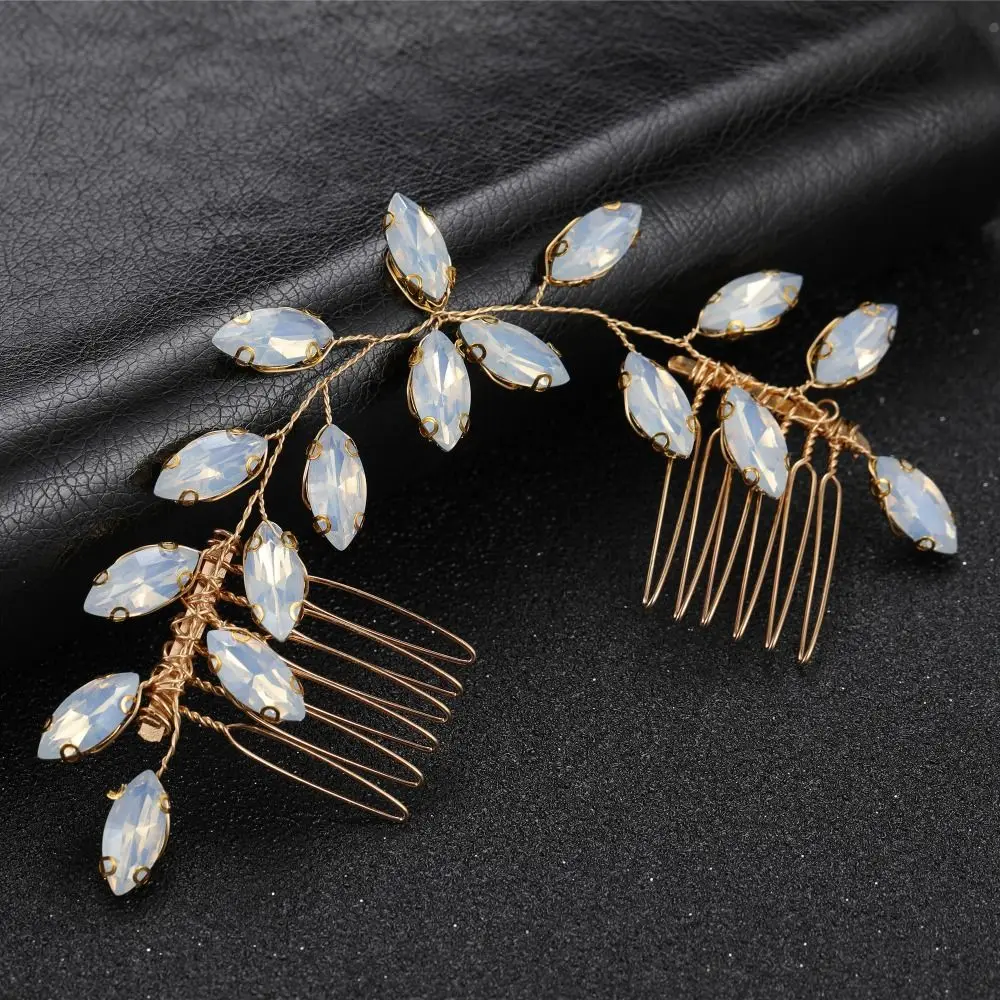 Accessories Headwear Hair Jewelry Leaf Rhinestone Hair Comb Both Sides Comb Bride Crystal Headband Wedding Tiara
Accessories Headwear Hair Jewelry Leaf Rhinestone Hair Comb Both Sides Comb Bride Crystal Headband Wedding Tiara