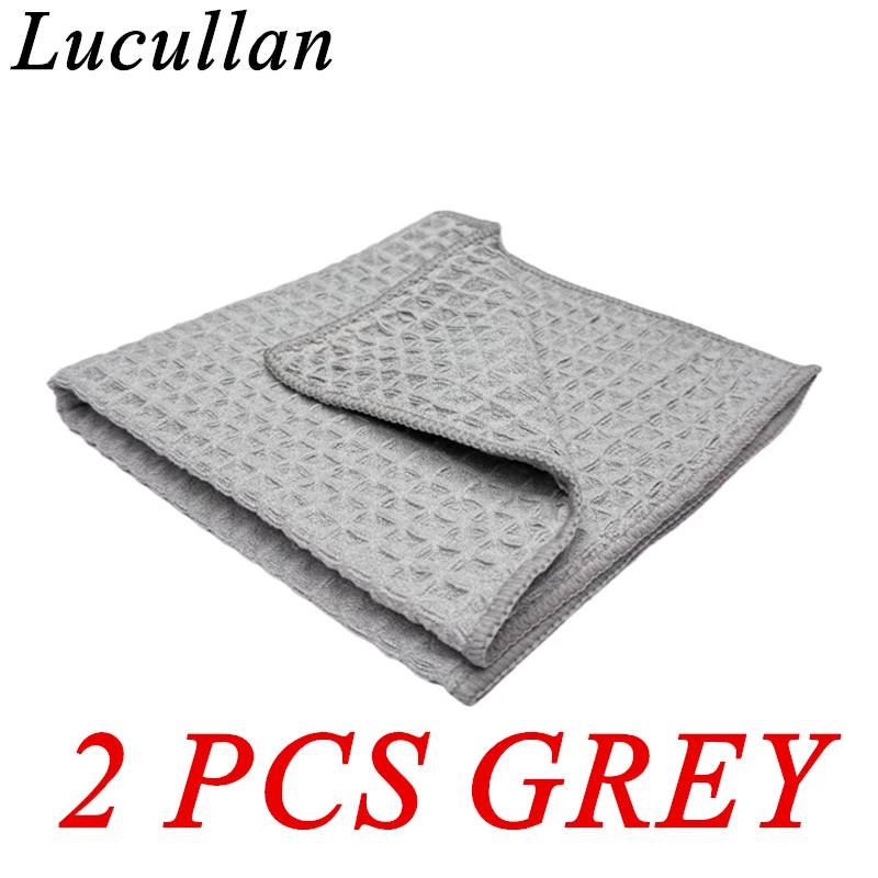 Lucullan 40x40см 400GSM 3D полое сетчатое вафельное переплетение Сушильное полотенце из микрофибры
Lucullan 40x40см 400GSM 3D полое сетчатое вафельное переплетение Сушильное полотенце из микрофибры