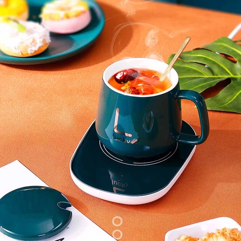 Coffee Mug USB Electric Mug Mat Set Milk Tea Water Heater Heating Pad Cup Constant Temperature Coaster Home Office Supplies Gift
Coffee Mug USB Electric Mug Mat Set Milk Tea Water Heater Heating Pad Cup Constant Temperature Coaster Home Office Supplies Gift