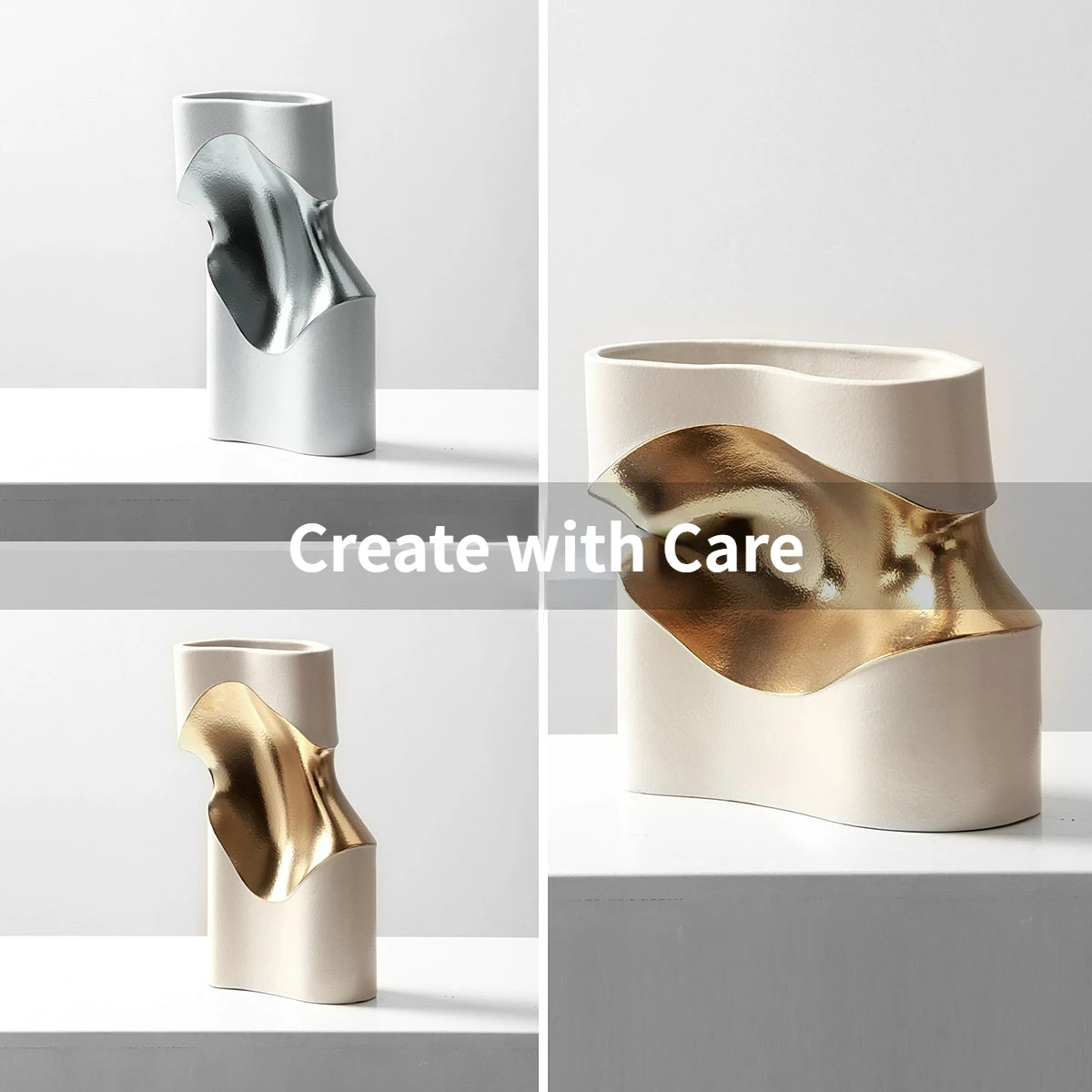 Ceramic Vase European-Style Abstract Creative Ceramic Art VaseTV Living Room Desktop Vase Soft Decoration Home Decoration
Ceramic Vase European-Style Abstract Creative Ceramic Art VaseTV Living Room Desktop Vase Soft Decoration Home Decoration