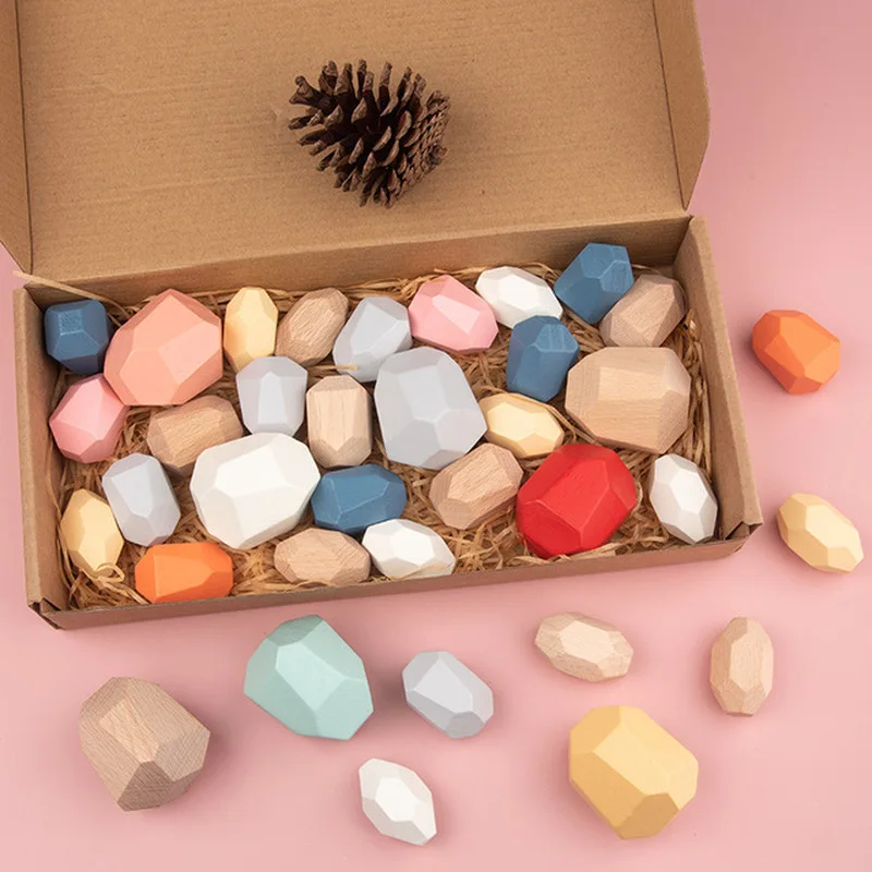 Wooden Colored Stone Creative Rainbow Building Blocks Nordic Style Blocks Wood Rainbow Stacker Kids Montessori Educational Toys
Wooden Colored Stone Creative Rainbow Building Blocks Nordic Style Blocks Wood Rainbow Stacker Kids Montessori Educational Toys