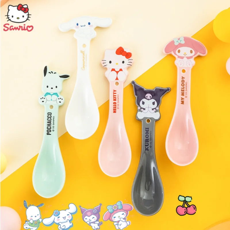 Sanrio Anime Hello Kitty Ceramic Spoon Kawaii Kuromi Cinnamoroll Porcelain Soup Spoon Children Cartoon Dining Spoon Stir Spoon
Sanrio Anime Hello Kitty Ceramic Spoon Kawaii Kuromi Cinnamoroll Porcelain Soup Spoon Children Cartoon Dining Spoon Stir Spoon