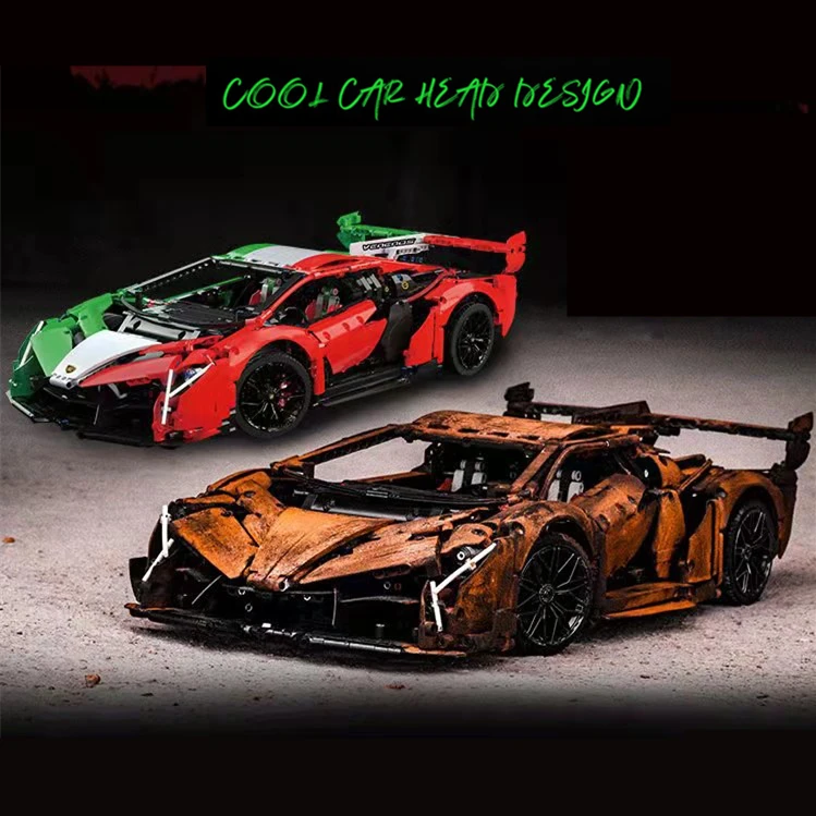 Technical Veneno Ruins Version Lamborghinis Car SIAN Roadster FKP37 Kit Model Fit 42115 Building Blocks Bricks Boy Toys Kid Gift
Technical Veneno Ruins Version Lamborghinis Car SIAN Roadster FKP37 Kit Model Fit 42115 Building Blocks Bricks Boy Toys Kid Gift