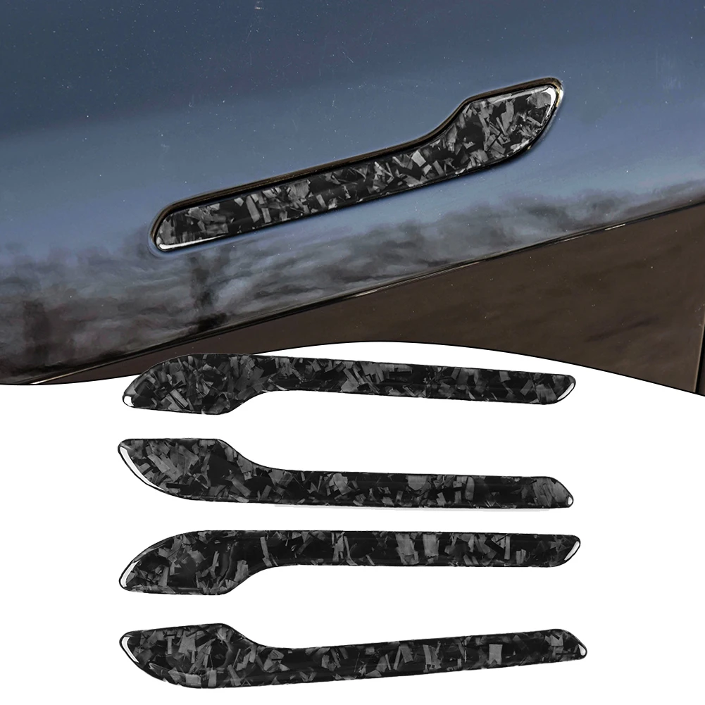 1pcs Door Handle Cover Door Handle Cover Black Door Handle Cover For Tesla Model 3 Model Y Forged Carbon Practical To Use
1pcs Door Handle Cover Door Handle Cover Black Door Handle Cover For Tesla Model 3 Model Y Forged Carbon Practical To Use