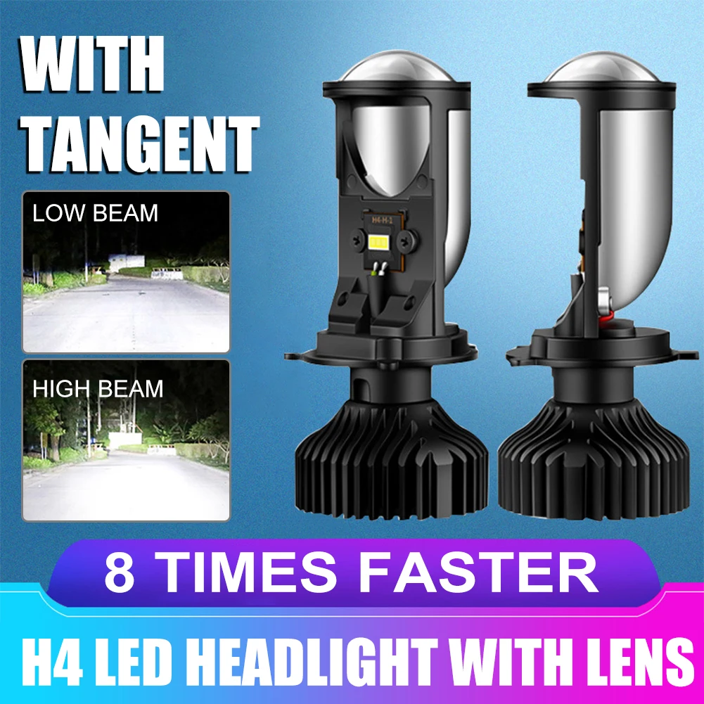 2pcs 130W/Pair Car Headlight H4 LED Bulb Mini Projector Lens 20000LM DC12V LED Headlight Hi/Low Beam Lights Canbus Accessories
2pcs 130W/Pair Car Headlight H4 LED Bulb Mini Projector Lens 20000LM DC12V LED Headlight Hi/Low Beam Lights Canbus Accessories