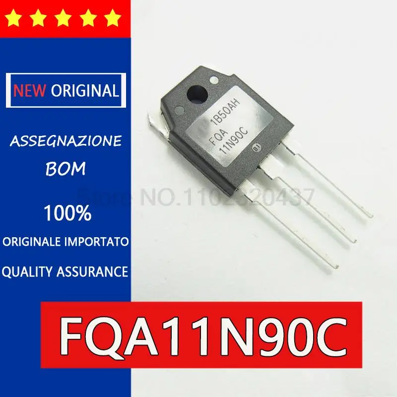 Новый и оригинальный FQA11N90 FQA11N90C TO-3P 11A 900V MOS трубка с полевым эффектом MOS аппарат для сварки труб, обычно используемый Триод
Новый и оригинальный FQA11N90 FQA11N90C TO-3P 11A 900V MOS трубка с полевым эффектом MOS аппарат для сварки труб, обычно используемый Триод