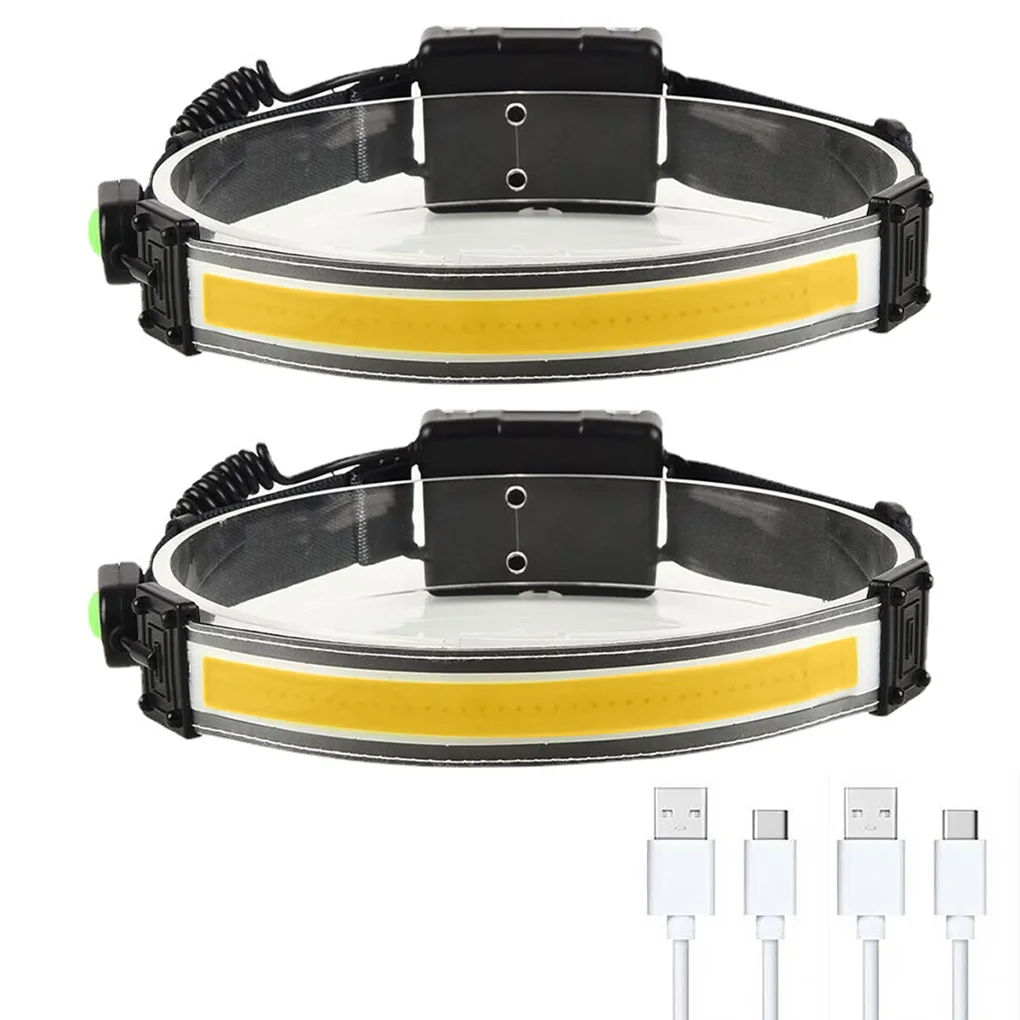 1/2/3 Headlamp 3 Modes Adjustable COB Headlight Rechargeable IPX5 Waterproof Portable Headband Head Lamp Safety Flashlight
1/2/3 Headlamp 3 Modes Adjustable COB Headlight Rechargeable IPX5 Waterproof Portable Headband Head Lamp Safety Flashlight