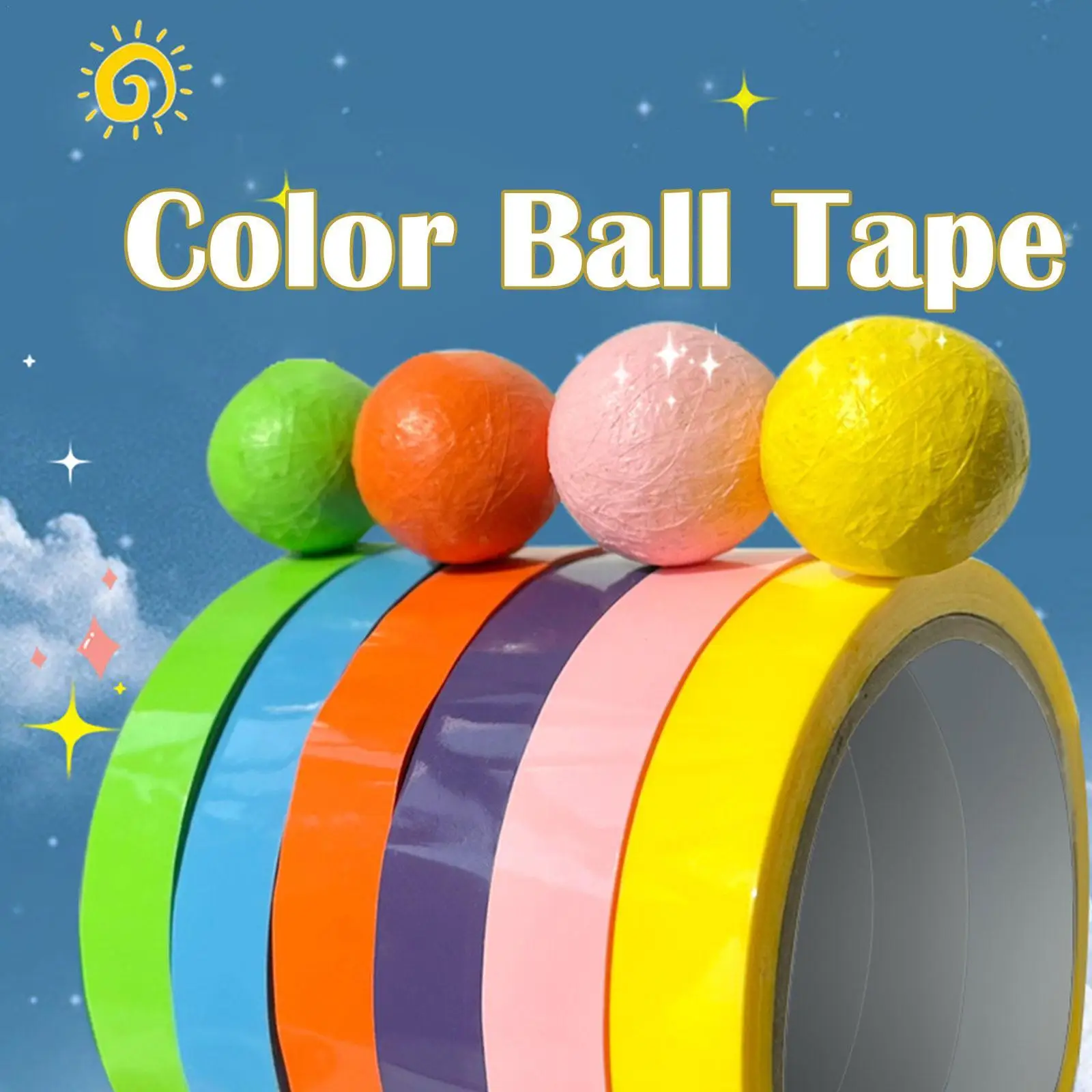 Creative Colorful Sticky Ball Tape Decompression Anxiety Relief Gifts Toys Ball DIY Sensory Toys Adult Toys Sticky Chil 20Mx12mm
Creative Colorful Sticky Ball Tape Decompression Anxiety Relief Gifts Toys Ball DIY Sensory Toys Adult Toys Sticky Chil 20Mx12mm