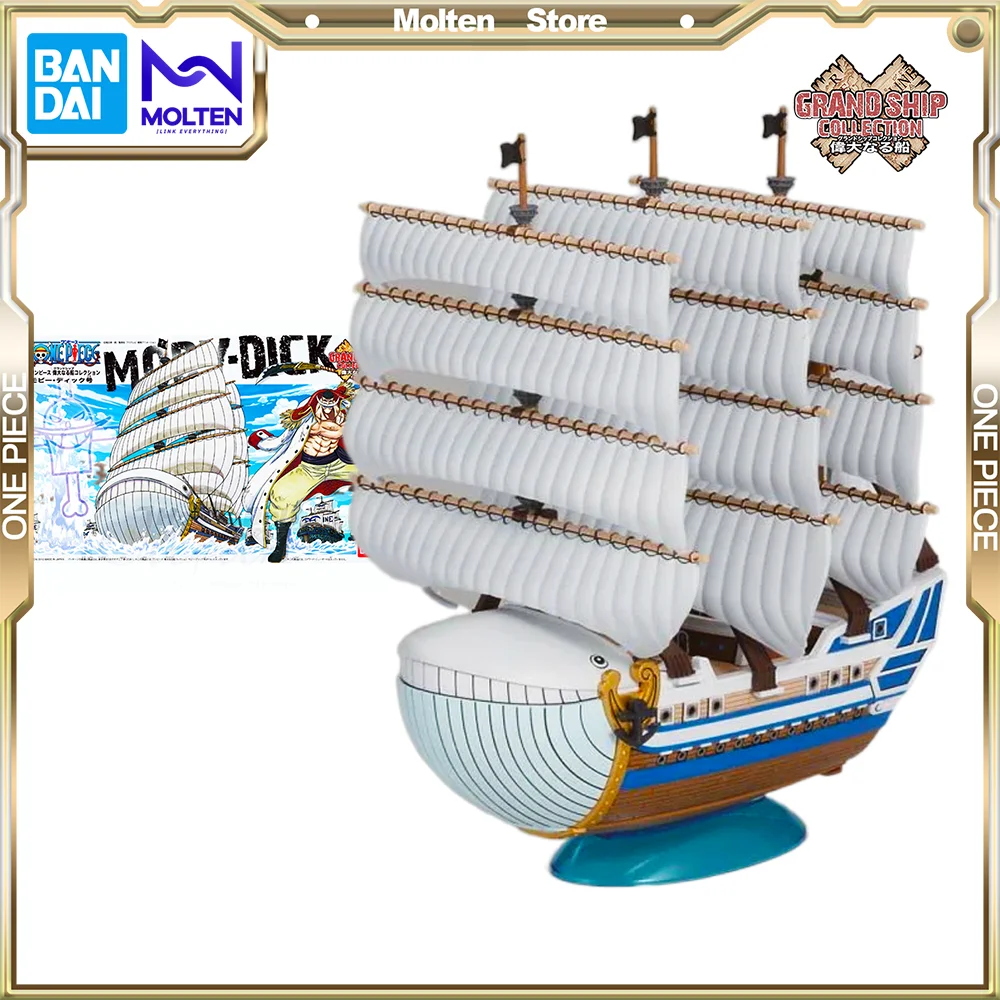 Bandai Original One Piece Grand Ship Collection Moby Dick Anime Action Figure Edward Newgate Ship Model Kit Assembly/Assembling
Bandai Original One Piece Grand Ship Collection Moby Dick Anime Action Figure Edward Newgate Ship Model Kit Assembly/Assembling