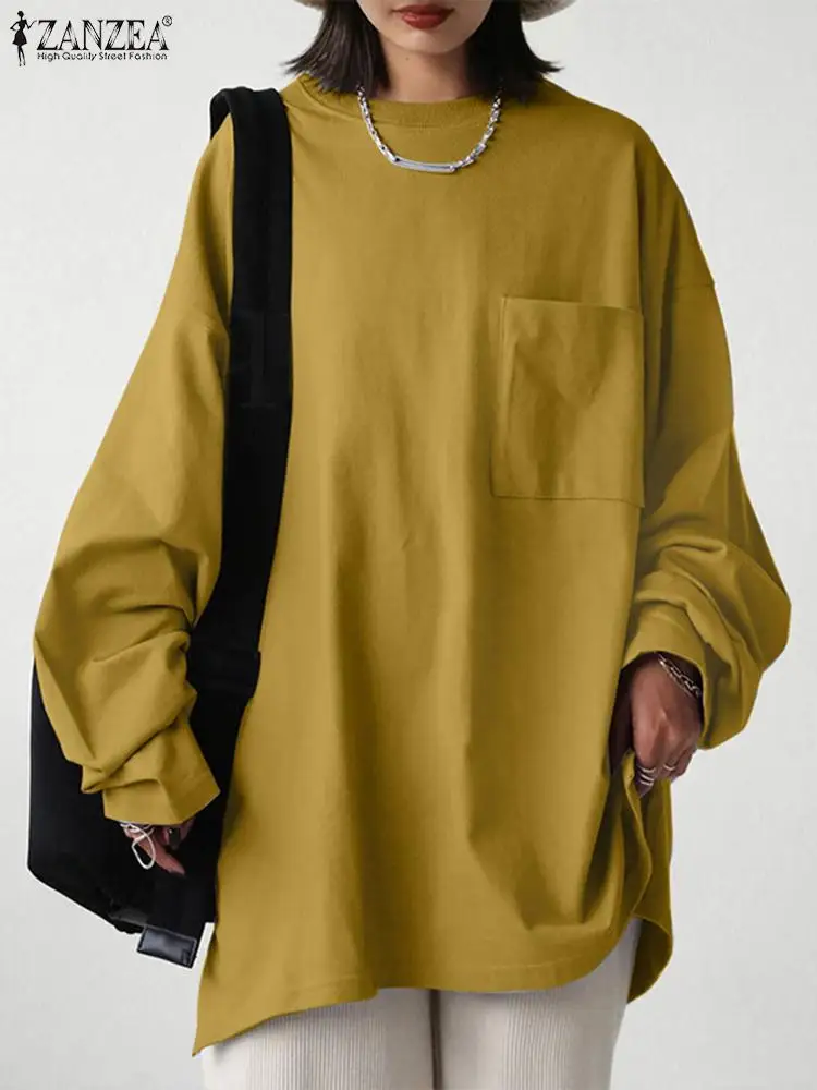 2023 Spring Solid Women Hoodies ZANZEA Long Sleeve Female Sweatshirts Causal Pullover Loose Work Blusas Streetwear Tops Overszie
2023 Spring Solid Women Hoodies ZANZEA Long Sleeve Female Sweatshirts Causal Pullover Loose Work Blusas Streetwear Tops Overszie