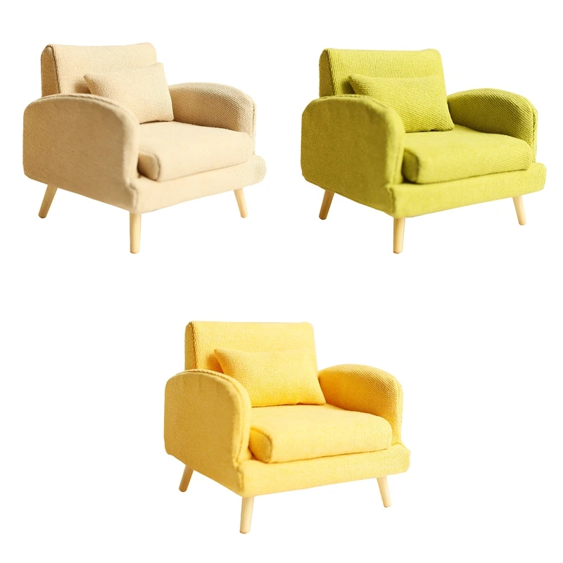 1/12 Dolls House Single Sofa Dollhouse Miniature Furniture Sofa Chair Armchair For Dollhouse Decoration Toy
1/12 Dolls House Single Sofa Dollhouse Miniature Furniture Sofa Chair Armchair For Dollhouse Decoration Toy