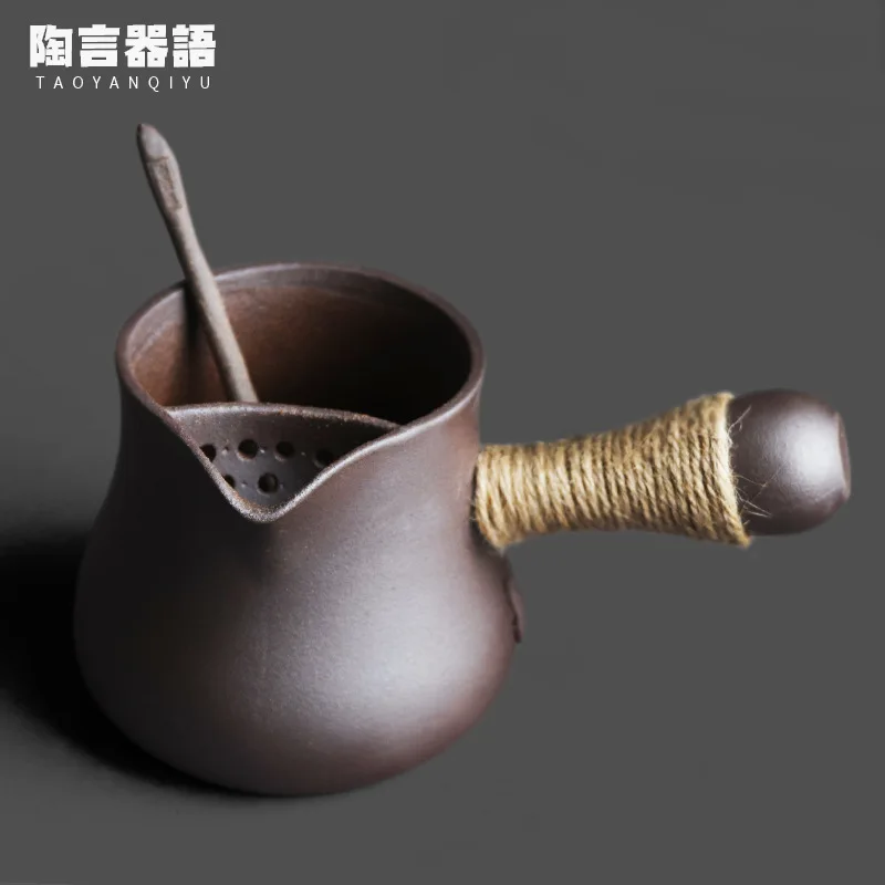 Rock ore concave side handle coffee pot Vintage ceramic natural gas electric stove boiled water milk lemon flower teapot
Rock ore concave side handle coffee pot Vintage ceramic natural gas electric stove boiled water milk lemon flower teapot