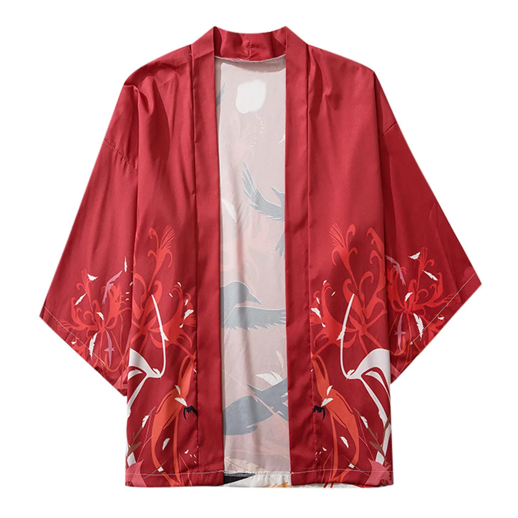 Five Sleeves Jacke Point Blouse Summer Cloak Top Kimono Mens Japanese Womens And Men Shirts Mens Beachwear
Five Sleeves Jacke Point Blouse Summer Cloak Top Kimono Mens Japanese Womens And Men Shirts Mens Beachwear