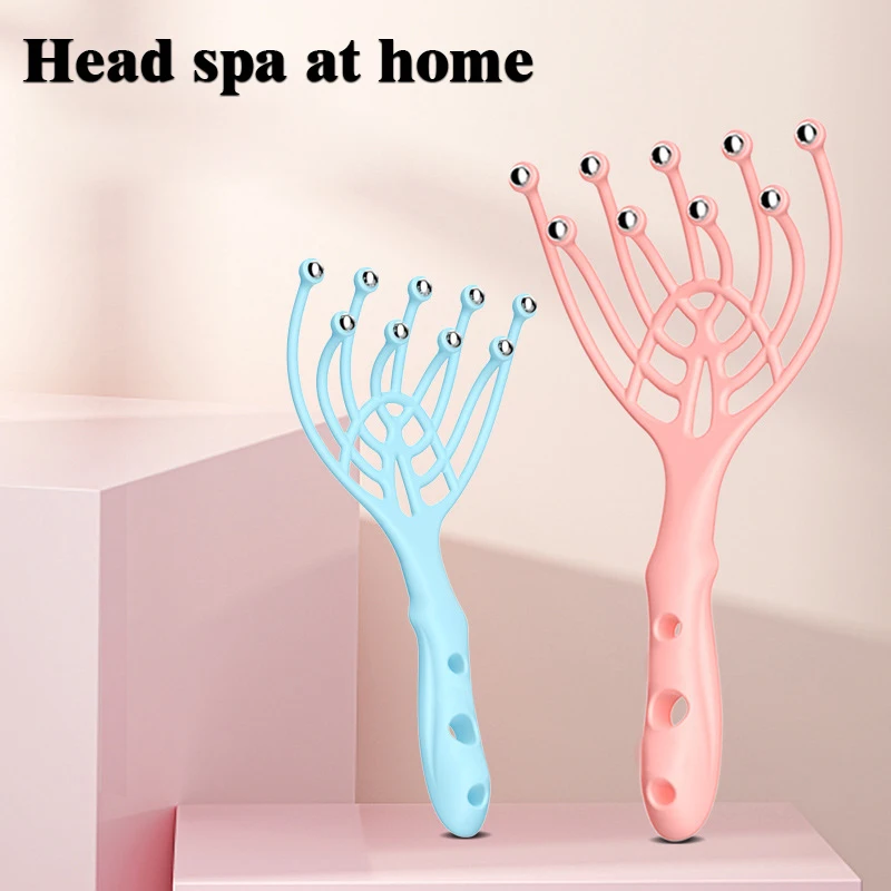 Grabki Do Skory Five-claw Scalp Magnetic Bead Head Massage Ball Comb Five Finger Massager Stress Release Hair Brush Glowy Rake
Grabki Do Skory Five-claw Scalp Magnetic Bead Head Massage Ball Comb Five Finger Massager Stress Release Hair Brush Glowy Rake