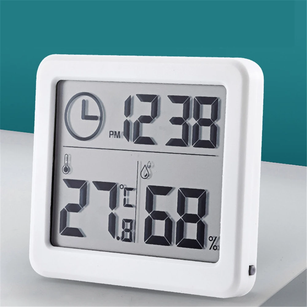Digital Temperature Humidity Meter Indoor Thermometer Hygrometer with LCD Date Time Display °C/°F Conversion Home Accessories
Digital Temperature Humidity Meter Indoor Thermometer Hygrometer with LCD Date Time Display °C/°F Conversion Home Accessories