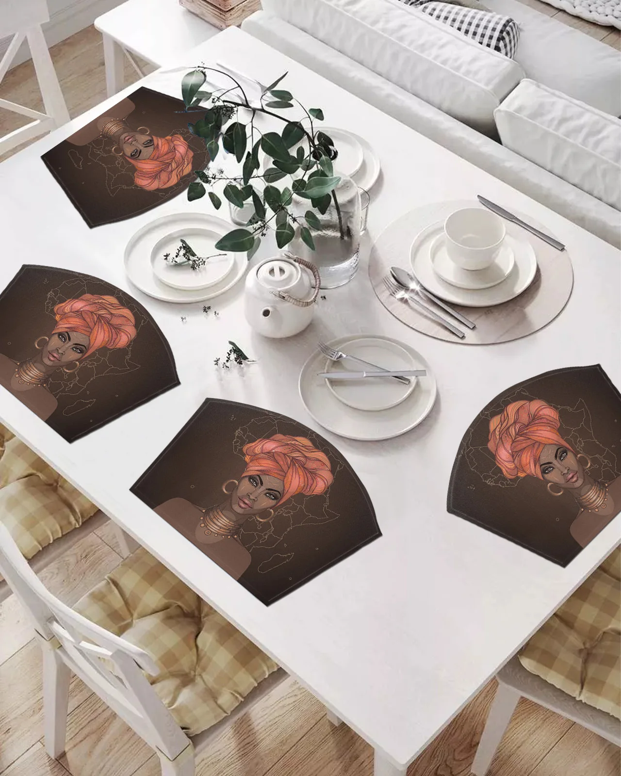 2/4/6 шт., набор подставок в форме веера 
2/4/6 шт., набор подставок в форме веера