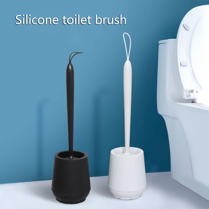 Silicone Bristles Bathroom Cleaning Bowl Brush Kit Long Handle Toilet Brush
Silicone Bristles Bathroom Cleaning Bowl Brush Kit Long Handle Toilet Brush