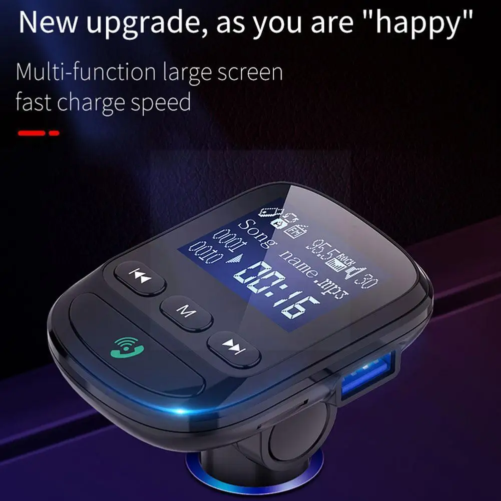 Car Charger Hands-free FM Transmitter Bluetooth Car Kit LCD MP3 Player Dual USB Car Phone Charger For IPhone V2O1
Car Charger Hands-free FM Transmitter Bluetooth Car Kit LCD MP3 Player Dual USB Car Phone Charger For IPhone V2O1