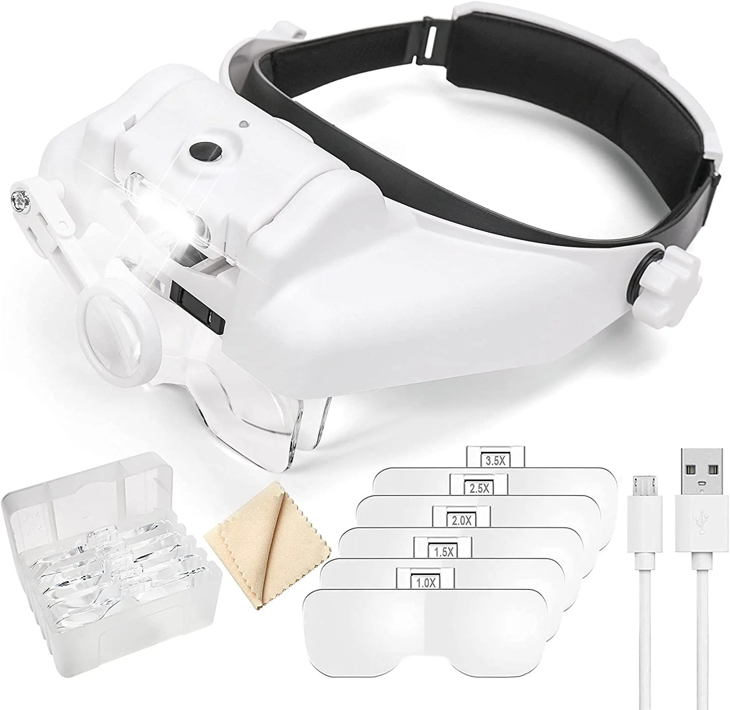 Third Lens Interchangeable For Loupe Solder Repair Magnifier Illuminated Solder Glasses Headband Hand Rechargeable Magnify
Third Lens Interchangeable For Loupe Solder Repair Magnifier Illuminated Solder Glasses Headband Hand Rechargeable Magnify