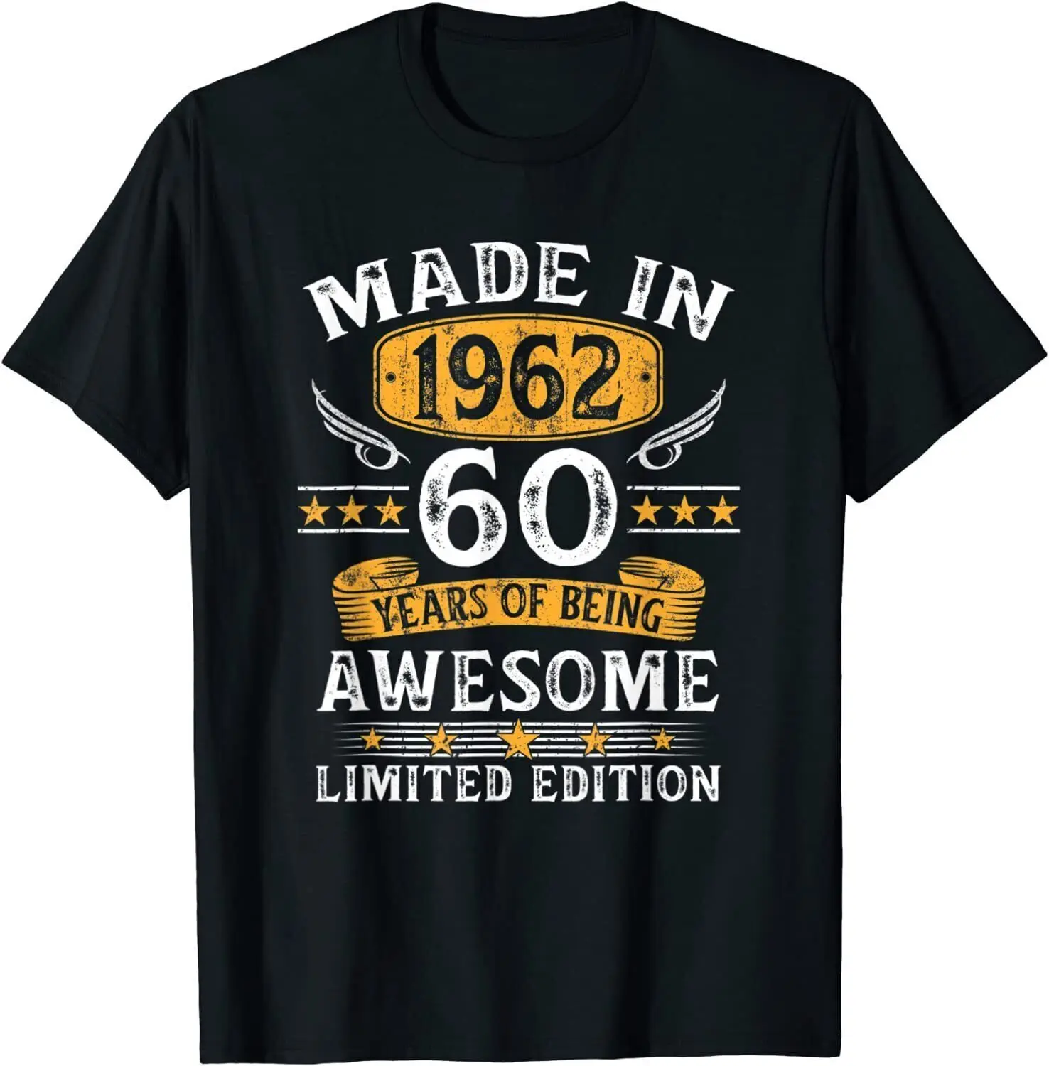 

Сделано в 1962 году, 60 лет, подарки, 60-е мужские модные топы, унисекс футболки, повседневная одежда