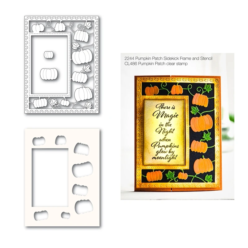 New Arrival 2022 Pumpkin Patch Sidekick Frame Cutting Dies Stencils for Scrapbooking Paper Making Frame Card Craft Supplies
New Arrival 2022 Pumpkin Patch Sidekick Frame Cutting Dies Stencils for Scrapbooking Paper Making Frame Card Craft Supplies