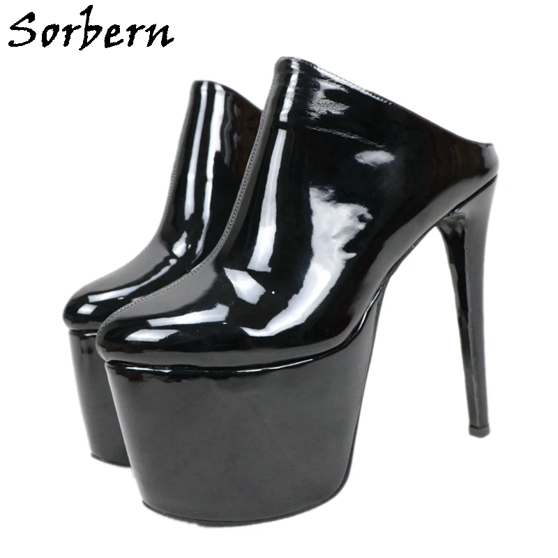 Sorbern Sexy Women Pump High Heel Thick Platform Mules For Crossdresser Sissy Boy Slip On Shoe Customized Large Size Eu33-48
Sorbern Sexy Women Pump High Heel Thick Platform Mules For Crossdresser Sissy Boy Slip On Shoe Customized Large Size Eu33-48